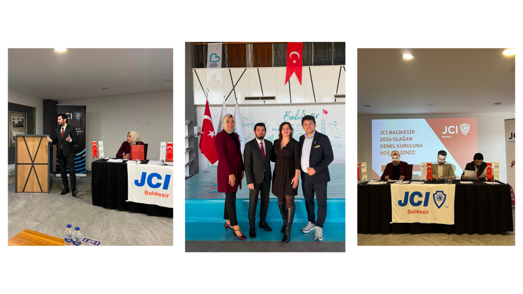 JCI Balıkesir 2026 Genel Kurulunda Divan Heyetindeydik.